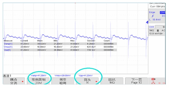 實測電（diàn）源噪聲