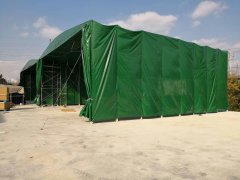 推拉雨棚商業活動棚的材料及（jí）其儲放方式