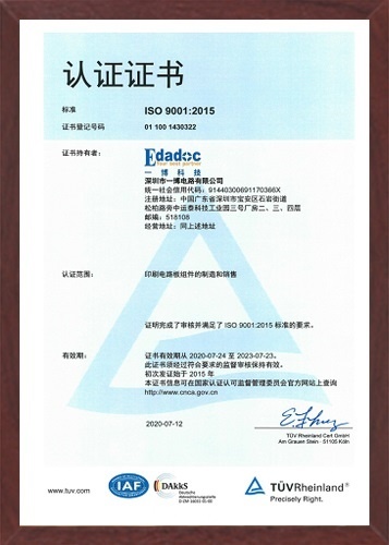 ISO 9001認（rèn）證